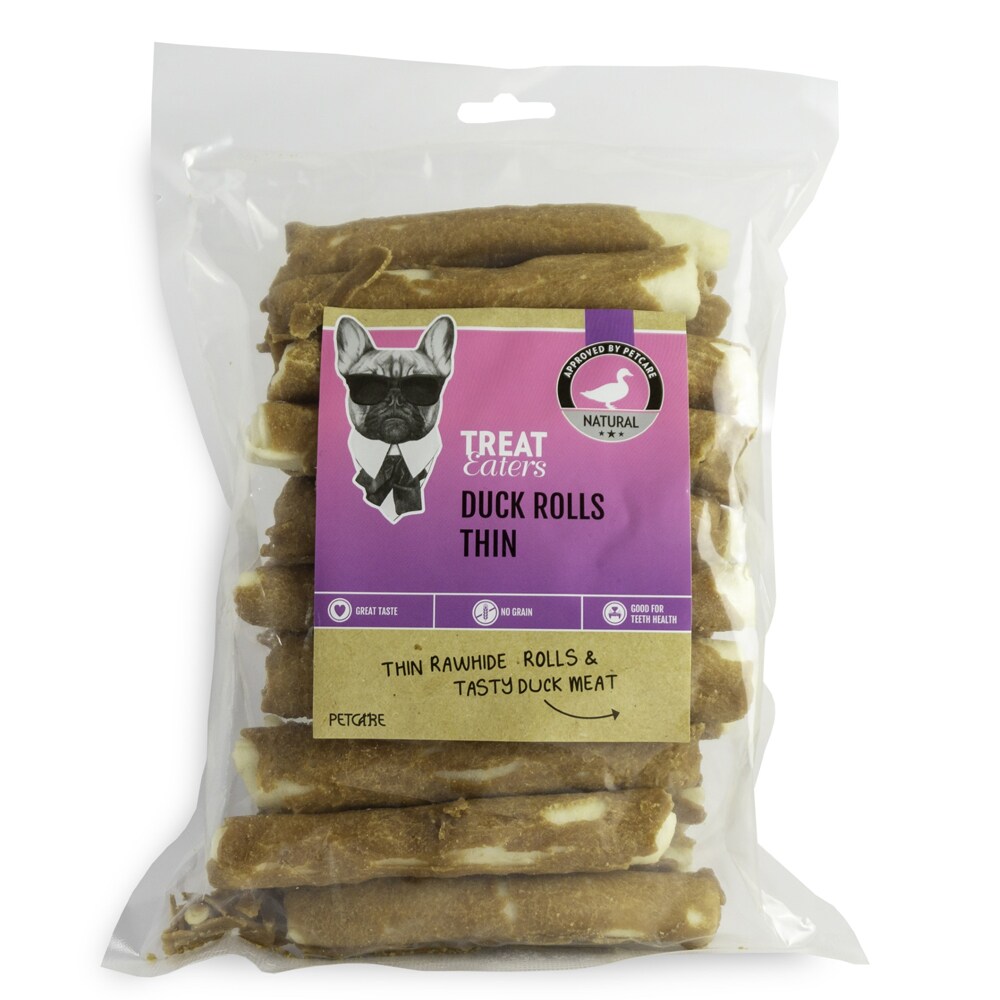 Dog chew 20-pack Duck Roll Treateaters