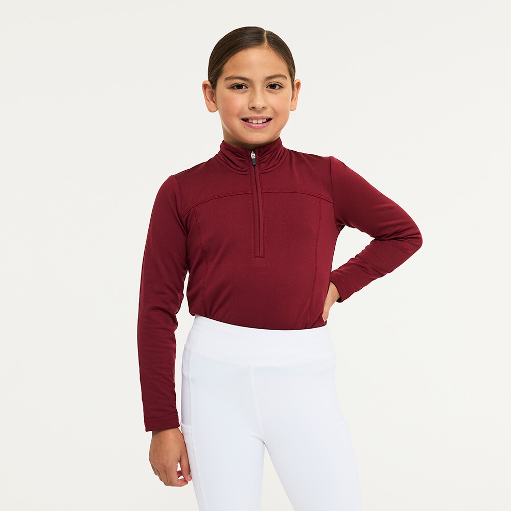 Performance top Junior Ella half zip CRW®