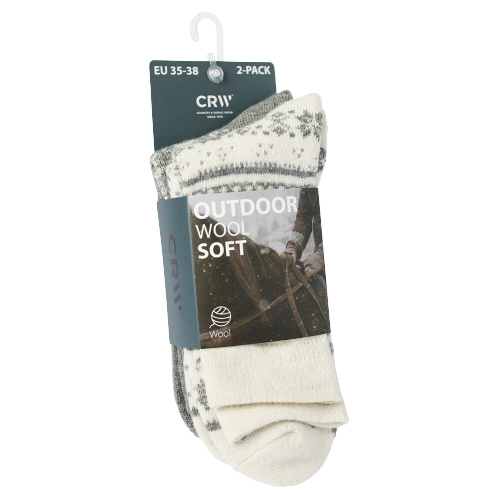 Wool socks  Ullstrumpa 2-pack CRW®