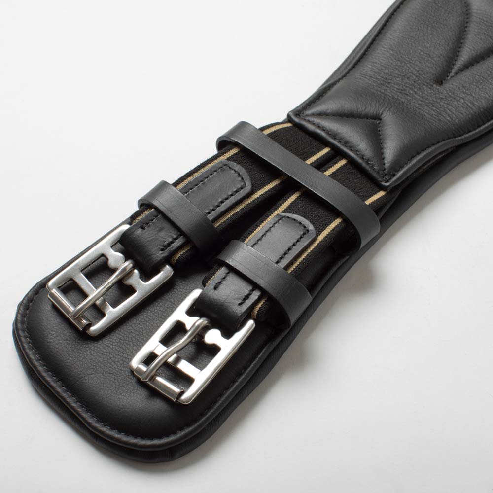 Dressage girth Leather Ebony Fairfield®