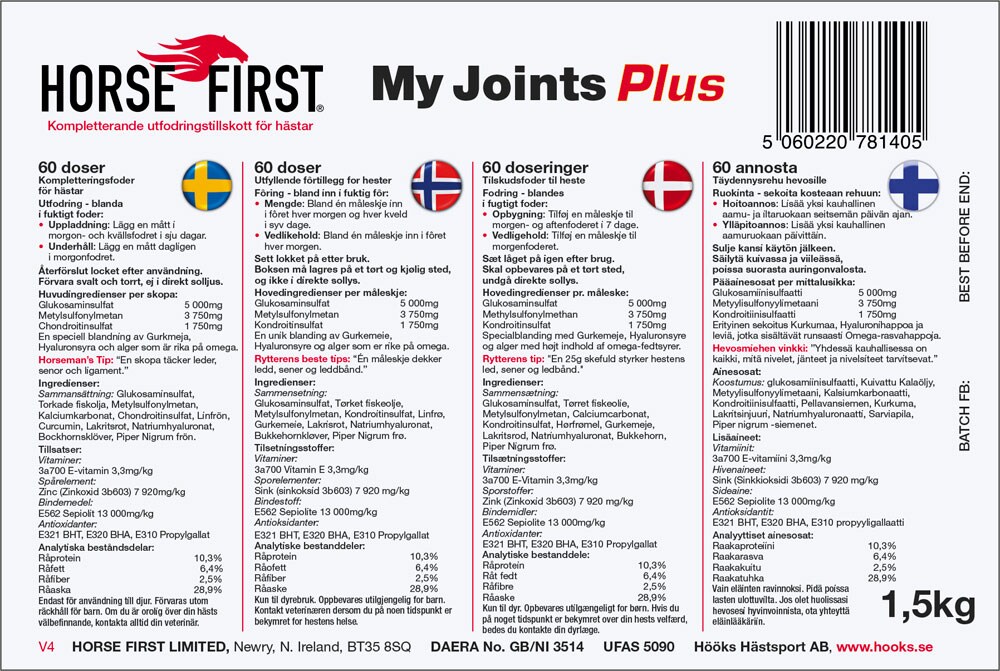 Feed supplements Powder My Joints Plus HORSE FIRST®