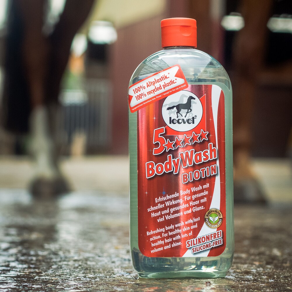 Horse shampoo  5-Star Biotin Body Wash leovet®