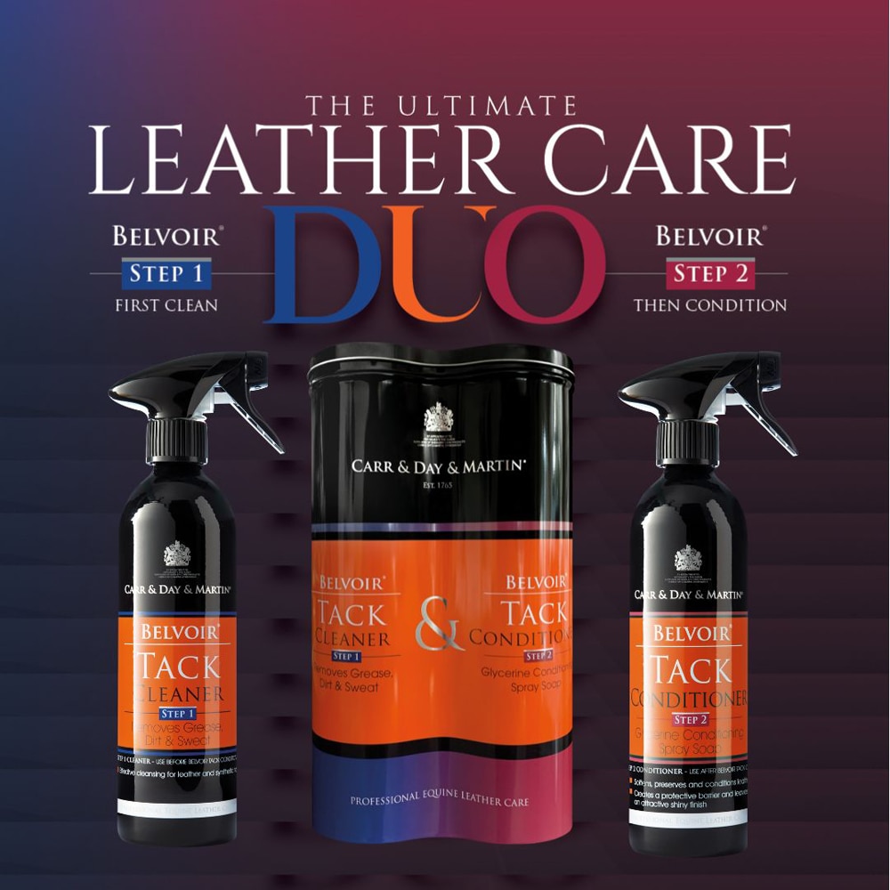 Leather Combi 2-pack Belvoir Tack Leather Duo 2 x 500ml Carr & Day & Martin